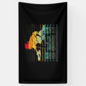 Retro DJ Shirt Disk Jockey Shirt DJ Music Lover Spandoek (Verticaal)