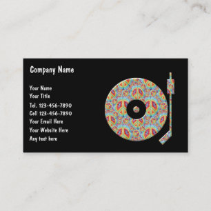Retro DJ Visitekaartjes