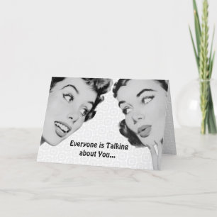 Retro Do Tell Birthday Kaart