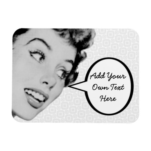 Retro Do Tell Magneet (Horizontaal)