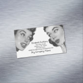 Retro Do Tell Magnetisch Visitekaartje (Voorbeeld)