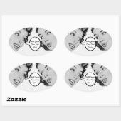 Retro Do Tell Ovale Sticker (Vel)