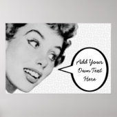 Retro Do Tell Poster (Voorkant)