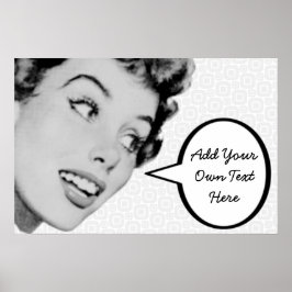 Retro Do Tell Poster