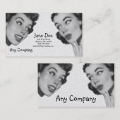 Retro Do Tell Visitekaartje (Voorkant / Achterkant)