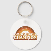 Retro Dodgeball Champion Sleutelhanger (Voorkant)