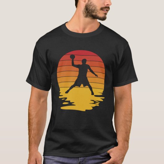 Retro Dodgeball Dodgeball Players T-shirt (Voorkant)