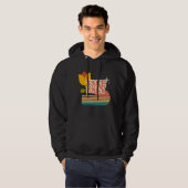 Retro DOE HET RUSTIG AAN Hoodie (Voorkant volledig)