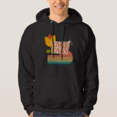 Retro DOE HET RUSTIG AAN Hoodie (Voorkant)