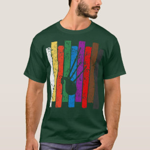 Retro doedelzak silhouet 1 t-shirt