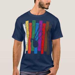Retro doedelzak silhouet 1 t-shirt
