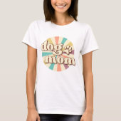 Retro Dog mama T-shirt (Voorkant)