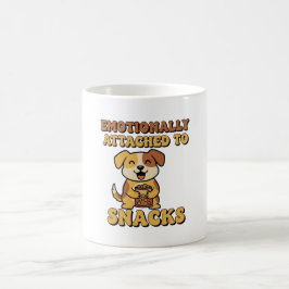 Retro Dog Snack Devotion White Mug Koffiemok