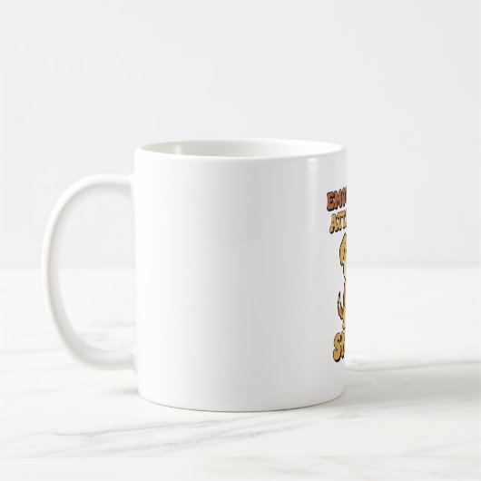 Retro Dog Snack Devotion White Mug Koffiemok (Links)