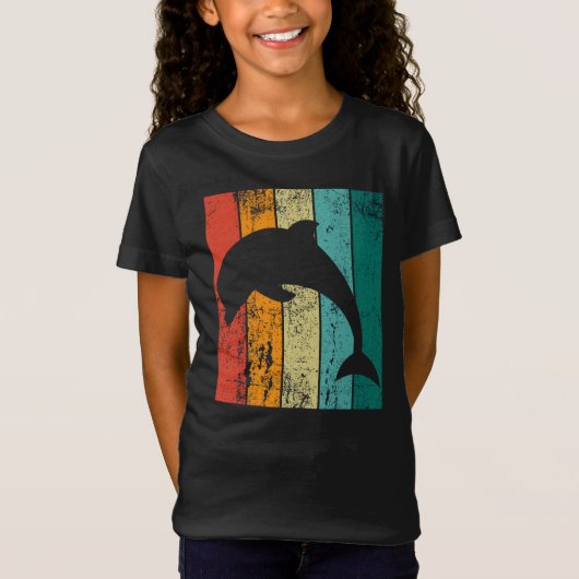 Retro Dolphin T-shirt (Voorkant)