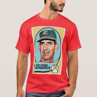 Retro Don Mossi Honkbal D T-shirt