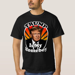Retro Donald Trump is mijn Homeboy T-shirt
