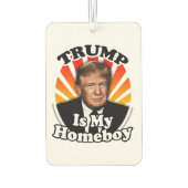 Retro Donald Trump is mijn Homeboy voor President Luchtverfrisser (Achterkant)
