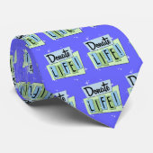  Retro Donate Life Blue en Green Stropdas (Opgerold)