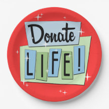 Retro Donate Life - Sign - Starburst