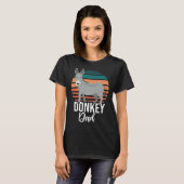 Retro Donkey Dad Donkey  Animal Farm T-shirt (Voorkant volledig)