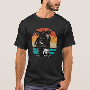  Retro Donkey Motif Boerderij Farmer Animal Donk T-shirt