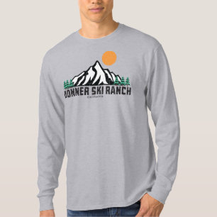 Retro Donner Ski Ranch Sunset T-shirt