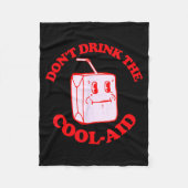 Retro Don't Drink The Cool-aid  Fleece Deken (Voorkant)