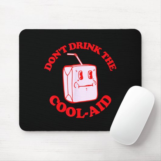 Retro Don't Drink The Cool-aid  Muismat (Met muis)