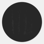 Retro Don't Worry My Tattoos Don't Like You Either Ronde Sticker (Voorkant)