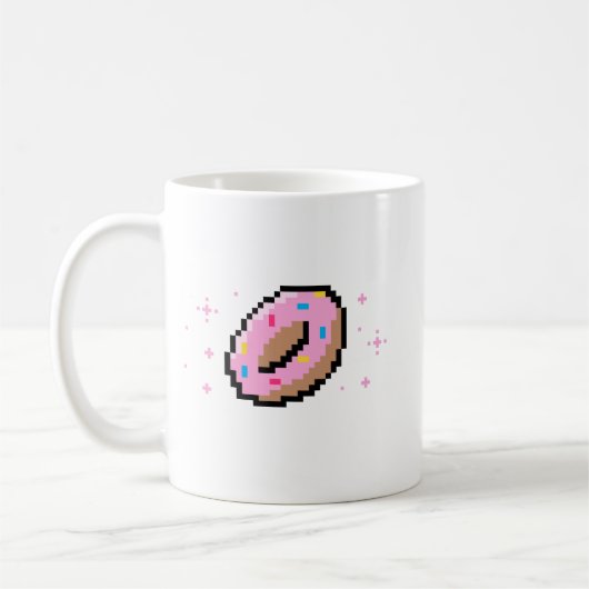 Retro Donut-Mok Koffiemok (Links)