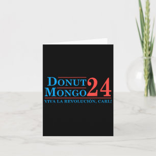 Retro Donut Mongo 2024 Funny Meme Kaart