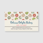 Retro Donut Pattern Cute Colorful Style (Voorkant)