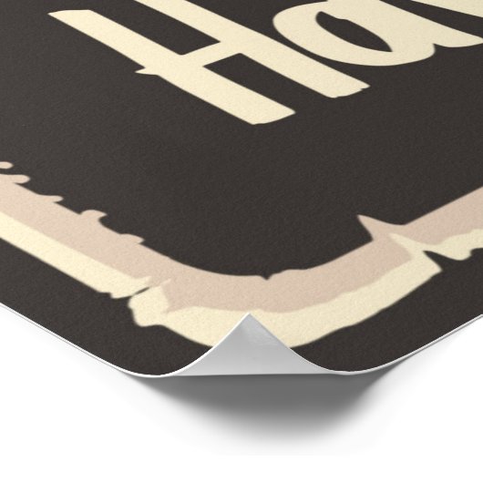 retro  donuts business poster (Hoek)