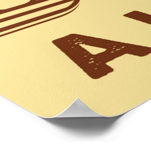 retro donuts business poster (Hoek)