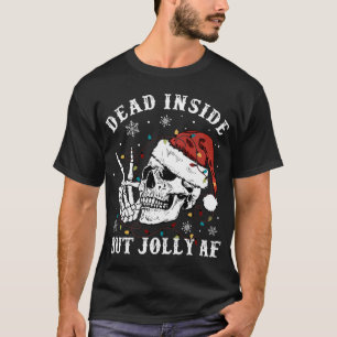 Retro dood binnen maar vrolijk bij Skeleton Christ T-shirt