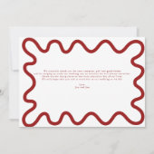 Retro Doodle | Italië | Italiaans eten Bedankkaart (Achterkant)