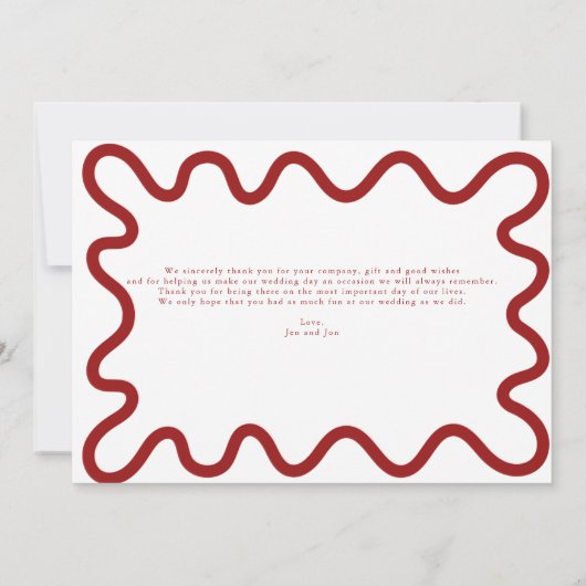 Retro Doodle | Italië | Italiaans eten Bedankkaart (Achterkant)