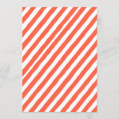 Retro Doodle Kerstfeest Uitnodiging (Achterkant)