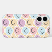 Retro Doodle Smile Emoji Case-Mate iPhone Case (Achterkant (horizontaal))