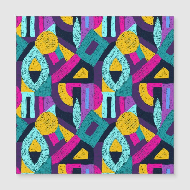 Retro doodles: geometrische pop kunst. (Voorkant)