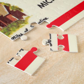  Retro Door County Kaart Legpuzzel (Zijkant)