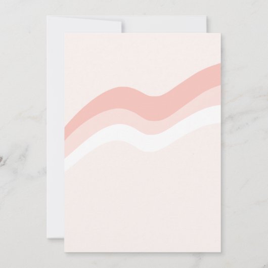 Retro Dortieth Birthday roze Kaart (Achterkant)