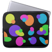 Retro Dot Laptop Hoesje Laptop Sleeve (Voorkant)