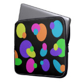 Retro Dot Laptop Hoesje Sleeve (Voorkant Links)