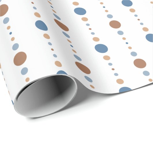 Retro Dot Pattern Wrapping Paper Cadeaupapier (Rol Hoek)