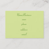 Retro dot Visitekaartje (Achterkant)