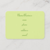 Retro dot Visitekaartje (Achterkant)