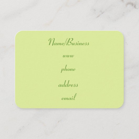 Retro dot Visitekaartje (Achterkant)