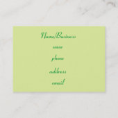 Retro dot Visitekaartje (Achterkant)